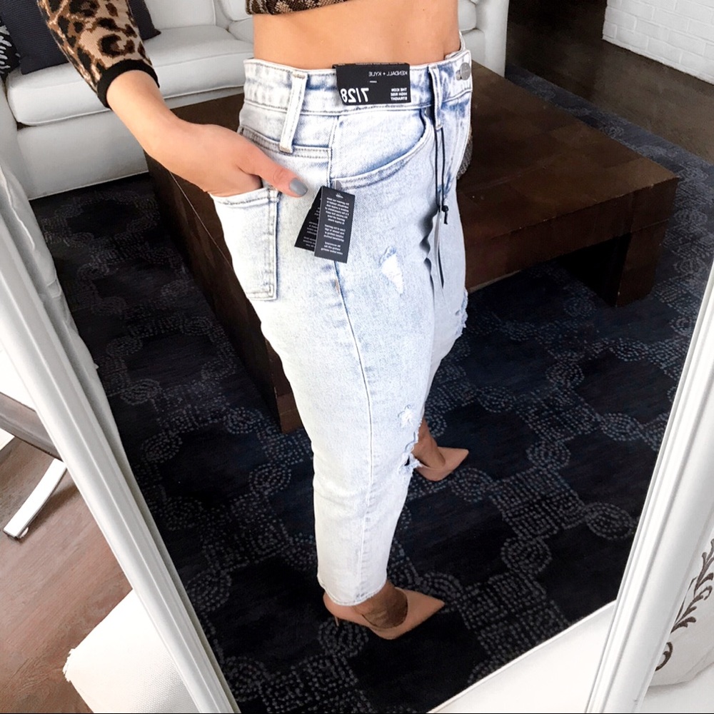 👖KENDALL + KYLIE THE ICON HIGH RISE CAPRI JEANS! - Picture 5 of 16